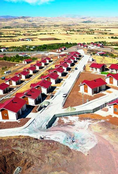 Elazığ İli Merkez 7 Etap 260 Adet Köyevi Ve 5 Adet Ahır İnşaatı İle Altyapı Ve Çevre Düzenlemesi İşi